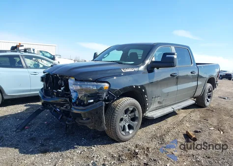2025 Ram 1500 Big Horn 4X4 6'4 Box из США, поврежденный, VIN 1C6SRFMP2SN658960